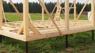 Сарай на винтовых сваях или хозблок на сваях Малоярославец цена от 2597 руб. / шт.