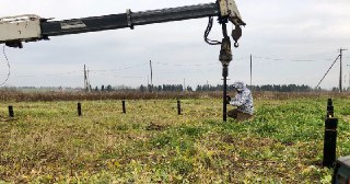 Установка винтовых свай Малоярославец цена от 3180 руб.
